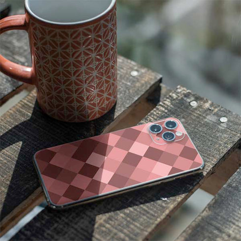 Autumn Red Geometric iPhone 11 Pro Skin