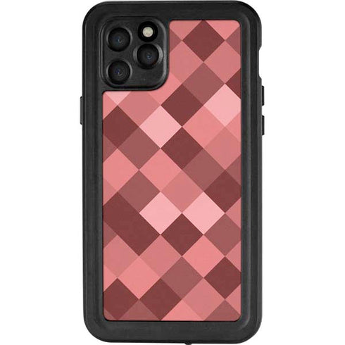 Autumn Red Geometric iPhone 11 Pro Waterproof Case