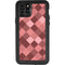 Autumn Red Geometric iPhone 11 Pro Waterproof Case
