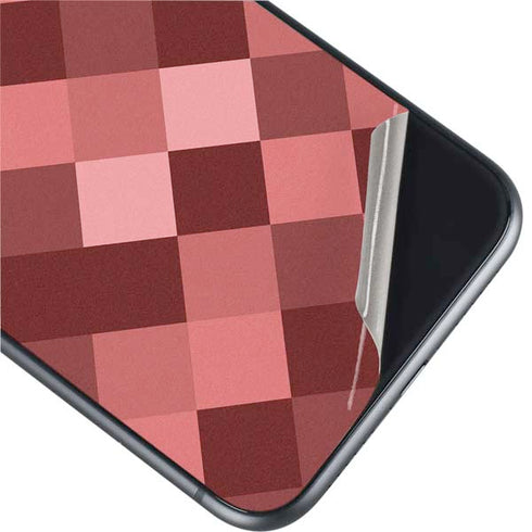 Autumn Red Geometric iPhone 11 Skin