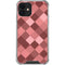 Autumn Red Geometric iPhone 12 Clear Case