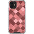 Autumn Red Geometric iPhone 12 Clear Case