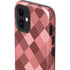 Autumn Red Geometric iPhone 12 Impact Case