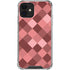 Autumn Red Geometric iPhone 12 Mini Clear Case
