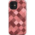 Autumn Red Geometric iPhone 12 Mini Impact Case