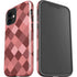 Autumn Red Geometric iPhone 12 Mini Impact Case