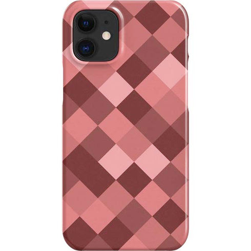 Autumn Red Geometric iPhone 12 Mini Lite Case
