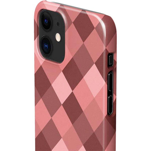 Autumn Red Geometric iPhone 12 Mini Lite Case