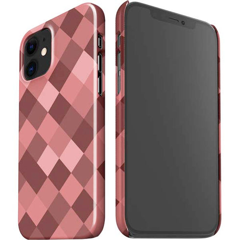 Autumn Red Geometric iPhone 12 Mini Lite Case