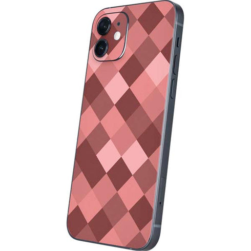 Autumn Red Geometric iPhone 12 Mini Skin