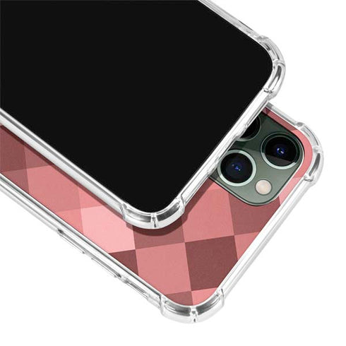 Autumn Red Geometric iPhone 12 Pro Clear Case
