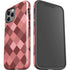 Autumn Red Geometric iPhone 12 Pro Impact Case