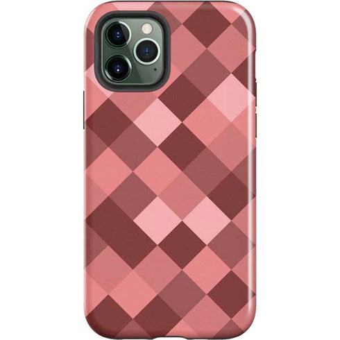 Autumn Red Geometric iPhone 12 Pro Max Impact Case