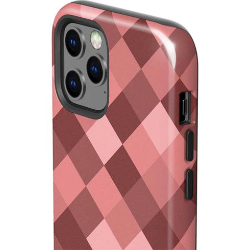 Autumn Red Geometric iPhone 12 Pro Max Impact Case
