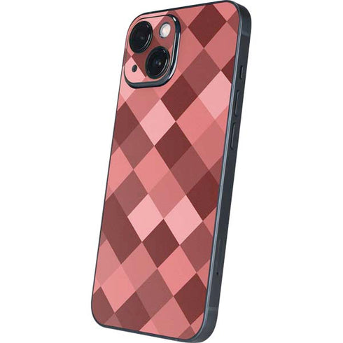 Autumn Red Geometric iPhone 13 Mini Skin