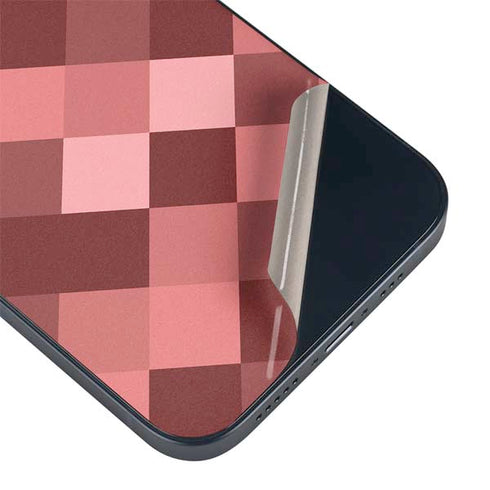 Autumn Red Geometric iPhone 13 Mini Skin