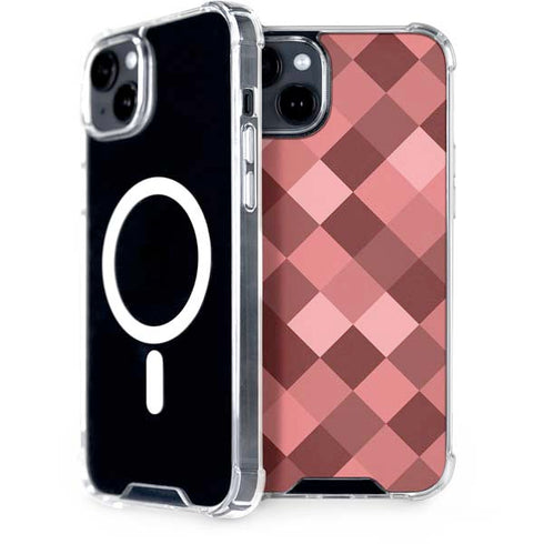 Autumn Red Geometric iPhone 14 MagSafe Case