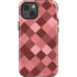 Autumn Red Geometric iPhone 15 Impact Case