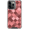Autumn Red Geometric iPhone 15 Pro Clear Case