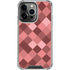 Autumn Red Geometric iPhone 15 Pro Clear Case