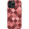 Autumn Red Geometric iPhone 15 Pro Max Impact Case