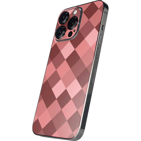 Autumn Red Geometric iPhone 14 Pro Max Skin