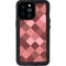 Autumn Red Geometric iPhone 14 Pro Max Waterproof Case