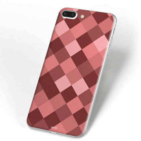 Autumn Red Geometric iPhone 7 Plus Skin