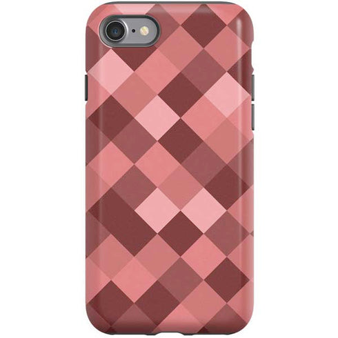 Autumn Red Geometric iPhone SE (2nd & 3rd Gen) Pro Case
