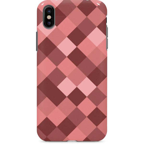 Autumn Red Geometric iPhone X Pro Case