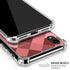 Autumn Red Geometric iPhone XR Clear Case