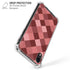 Autumn Red Geometric iPhone XR Clear Case