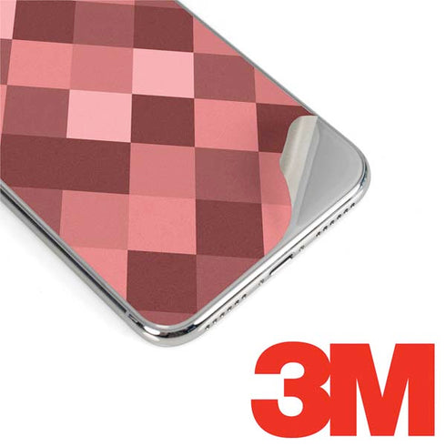 Autumn Red Geometric iPhone XR Skin