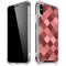Autumn Red Geometric iPhone XS Max Clear Case