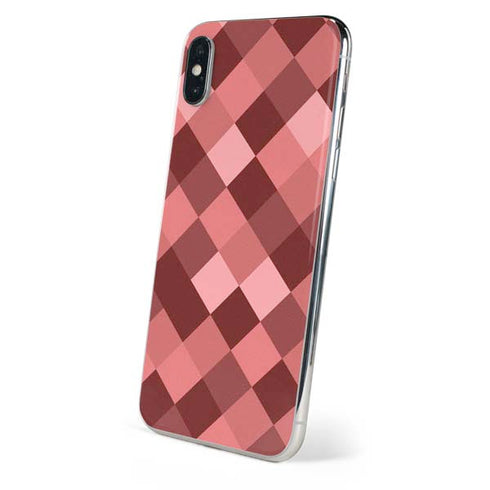 Autumn Red Geometric iPhone XS Max Skin