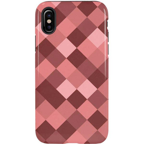 Autumn Red Geometric iPhone XS Pro Case