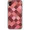 Autumn Red Geometric iPhone XS Skin