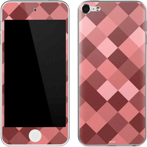 Autumn Red Geometric Apple iPod Skin