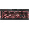 Autumn Red Geometric K95 RGB PLATINUM Mechanical Gaming Keyboard Skin