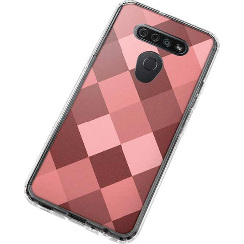 Autumn Red Geometric LG K51/Q51 Clear Case