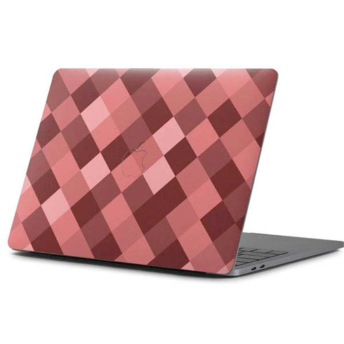 Autumn Red Geometric Apple MacBook Pro 13-inch Skin