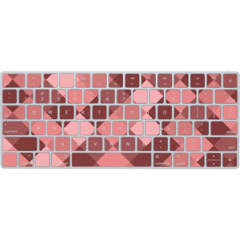 Autumn Red Geometric Magic Keyboard Skin