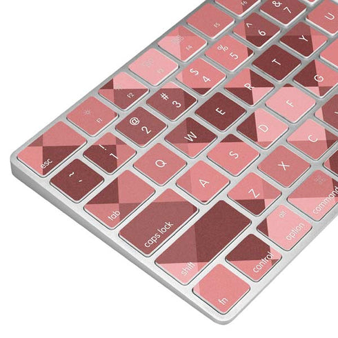 Autumn Red Geometric Magic Keyboard Skin