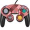 Autumn Red Geometric Nintendo GameCube Controller Skin
