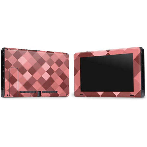 Autumn Red Geometric Nintendo Switch Bundle Skin