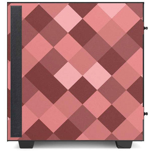 Autumn Red Geometric NZXT H510 Compact ATX Mid-Tower Case Skin