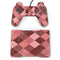 Autumn Red Geometric PlayStation Classic Bundle Skin