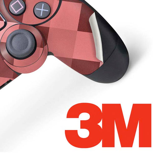Autumn Red Geometric PS4 Controller Skin