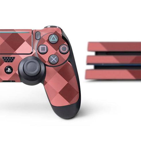 Autumn Red Geometric PS4 Pro Bundle Skin