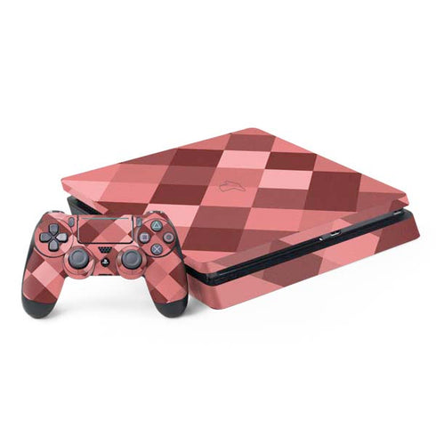 Autumn Red Geometric PS4 Slim Bundle Skin